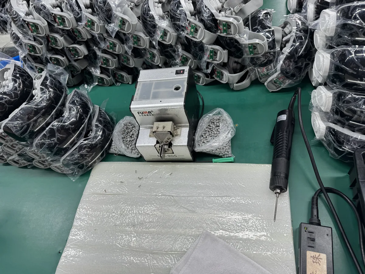 Preparación de masajeadores para importar a Argentina