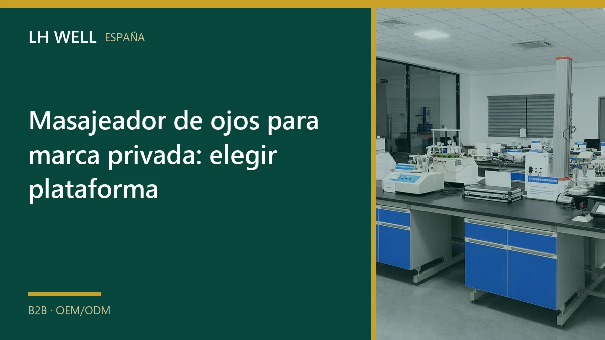 Masajeador de ojos para marca privada: elegir plataforma