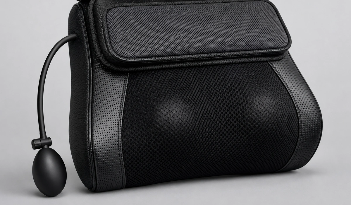 Aplicación comercial de Almohada de masaje de 20 nodos con calor LH-025