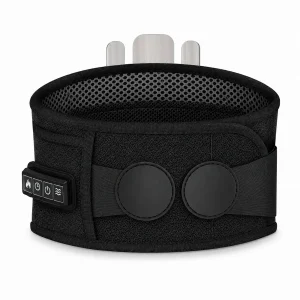 Cinturón de masaje lumbar con calor y vibración LH-049 sobre fondo limpio para catálogo B2B