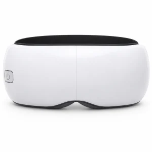 Masajeador de ojos plegable con acabado blanco perla LH-065 sobre fondo limpio para catálogo B2B