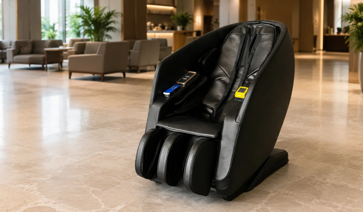 Sillón comercial LH-082 en un espacio de hotel