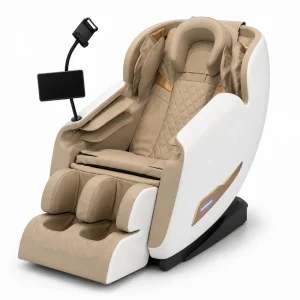 Sillón de masaje compacto de cuerpo entero LH-089 sobre fondo limpio para catálogo B2B